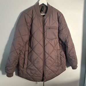 MPG light purple puffer jacket size Large